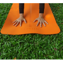 Logo Printed Natural Material Rubber Fitness PU Custom Print Professional Quality New Anti Slip Yoga Mat